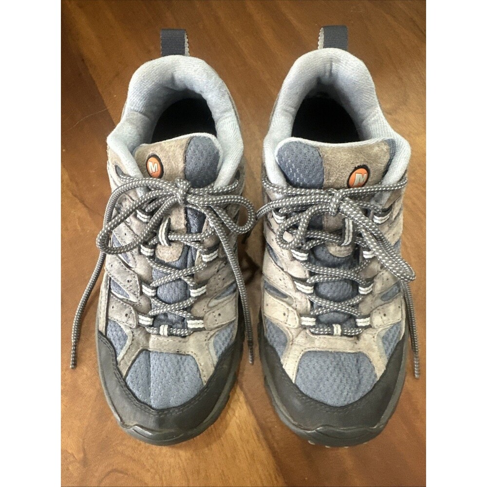 Women’s Merrell Vibram 6 Grey And Blue Hiking Waterproof